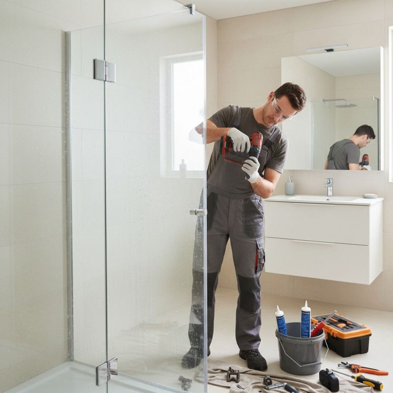 Local Glass Shower Door Repair pros at work